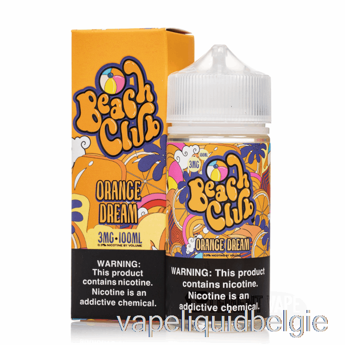 Vape België Orange Dream - Beachclub - 100ml 6mg